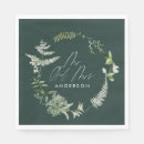 Search for mr and mrs napkins Botanical