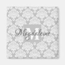 Search for damask monogram magnets Grey