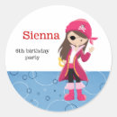 Search for pirate party stickers Treasure
