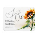 Search for sunflower save the date magnets Botanical