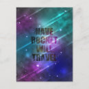 Search for rocket postcards Universe