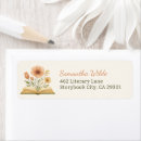 Search for book lovers return address labels For her
