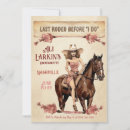 Search for western bachelorette party invitations Nashville