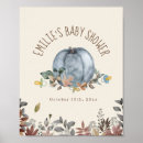 Search for blue pumpkin posters Fall baby shower