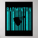 Recherche de badminton posters Joueur de badminton