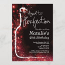 Search for red 40th birthday invitations Aged to perfection