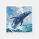 Recherche de la baleine bleue serviettes Animal