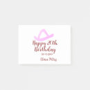 Search for happy birthday post it notes 10 20 30 40