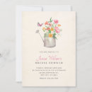Search for floral bouquet bridal shower invitations Garden