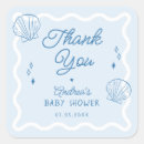 Search for blue seashell stickers Whimsical