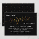Search for minimal birthday invitations Surprise birthday party