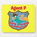 Search for phineas ferb mousepads Agent p