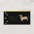 Search for dachshund dog business cards Pet