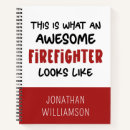 Search for firefighter notebooks Funny