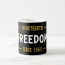 Search for red black yellow mugs Juneteenth