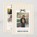 Search for stripes graduation invitations Bow