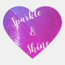 Search for shiny heart stickers Purple