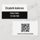 Recherche de notaire professionnel cartes visite Noir et blanc