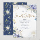 Search for white and gold sweet 16 invitations Watercolor