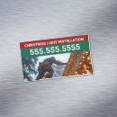 Search for christmas light business cards Green