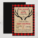 Recherche de buck baby shower invitations Chasse