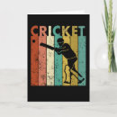 Recherche de cricket vœux cartes Balle