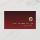Search for red business cards Luxury