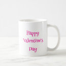 Search for happy valentines day coffee mugs White