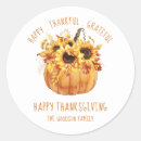 Search for thanksgiving sunflower stickers Pumpkin