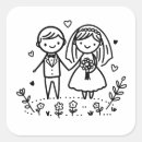 Search for stick figure stickers Bride