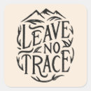 Search for trace stickers Leave no trace