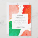 Search for business holiday cards Red and green