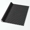 Search for black white polka dot wrapping paper Girly