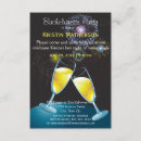 Search for champagne glass bachelorette party invitations Girls night out