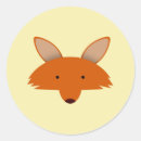 Search for fox illustration stickers Mammal