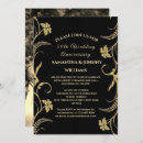 Recherche de simple 50th wedding anniversary invitations Doré