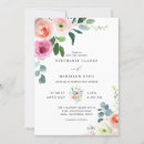 Search for romantic floral wedding invitations White