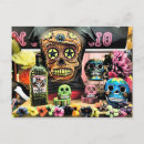 Search for day of the dead postcards Halloween