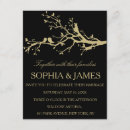 Search for love birds wedding invitations Gold