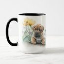 Search for shar pei dog mugs Watercolor