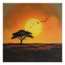 Recherche de safari africain posters Coucher de soleil