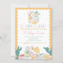 Search for llama cactus baby shower invitations Cacti