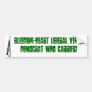 Search for bleeding bumper stickers Liberal