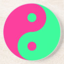 Recherche de symbole yin yang dessous de verres Spiritualité