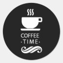 Search for black and white coffee stickers Modern
