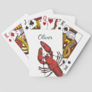 Search for lobster playing cards Seafood