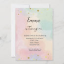 Search for rainbow ombre invitations Gold