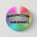 Recherche de portez badges Masque
