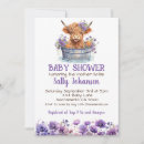 Search for cute cow party baby pregnancy invitations Watercolor