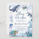 Search for beach baby boy shower invitations Seashell